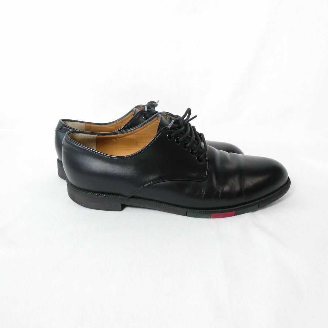 美品 GUCCI シェリーライン デザインソール プレーントゥ ビジネス