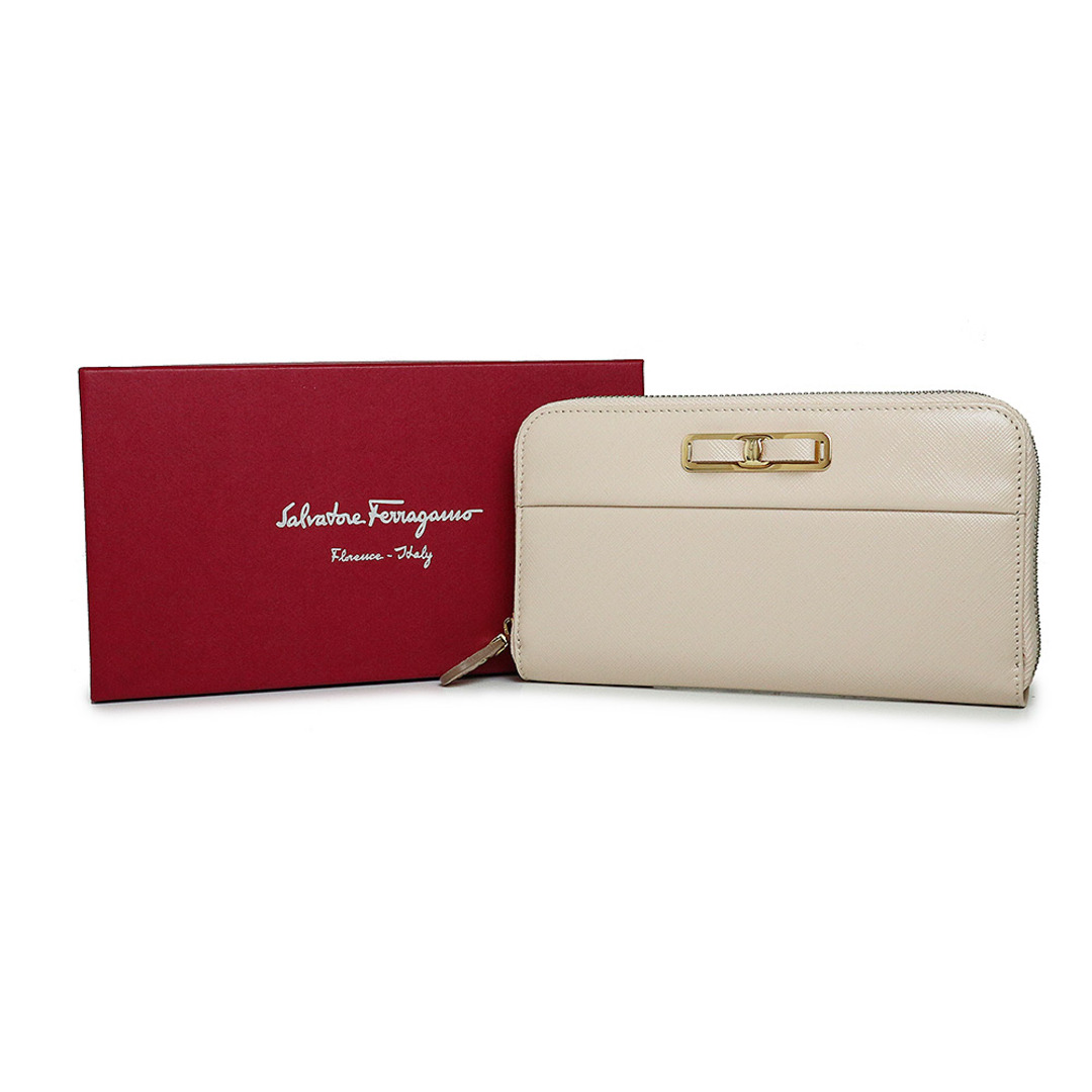 【送料無料】Salvatore Ferragamo フェラガモ 長財布 リボン