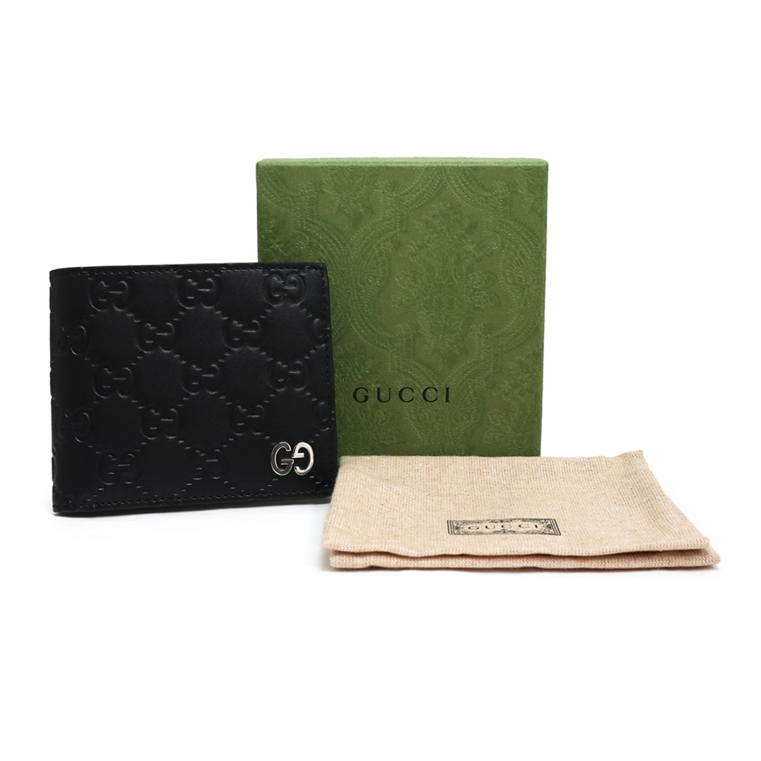 在庫ございます GUCCI グッチ 財布 長財布 折り財布 グッチシマ レザー