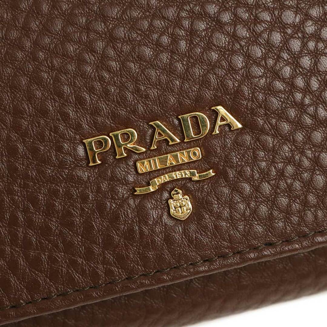 PRADA   プラダ ヴィッテロ グレイン 二つ折り長財布 パスケース付き