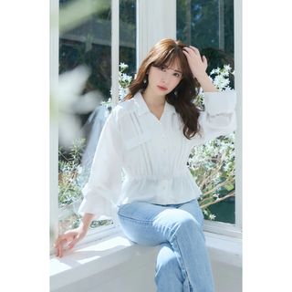 Her lip to - herlipto Cotton-blend Voile Sheer Shirt の通販 by ...