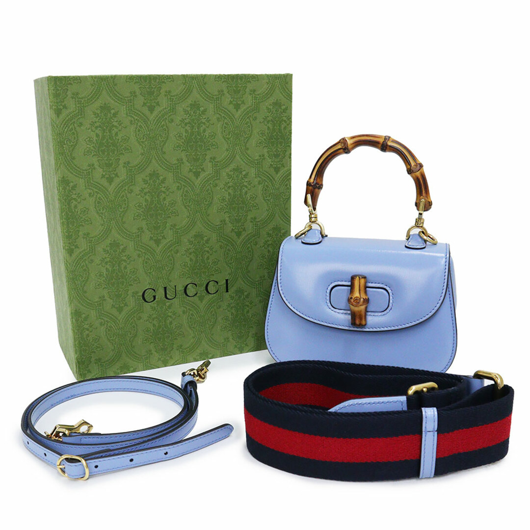 Gucci   グッチ バンブー  ミニ トップハンドルバッグ 2WAY 斜め