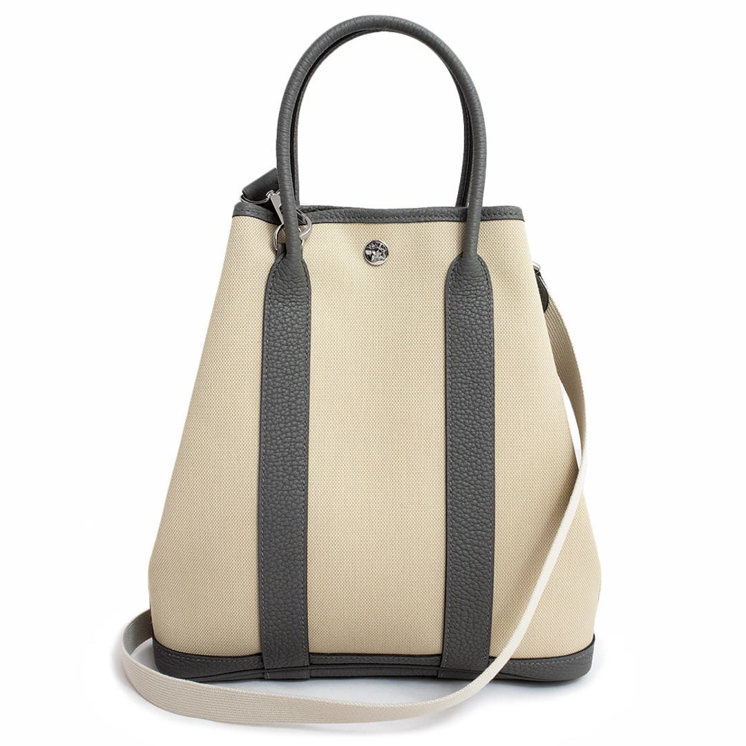 エルメス HERMES キャンバス ガーデンファイル PM トートバッグ 人気品-