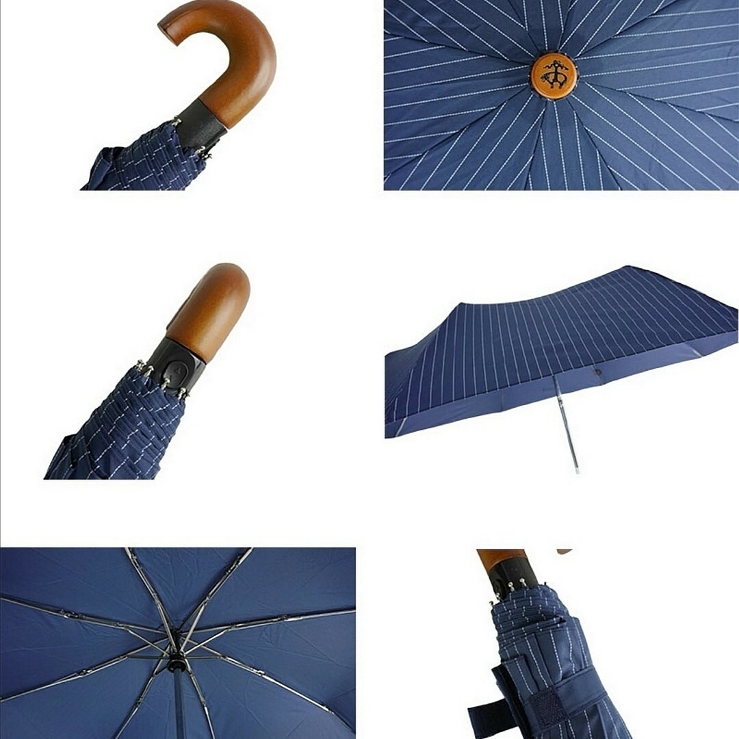 注目商品 BROOKS BROTHERS FOLDING UMBRELLA NAVY ST