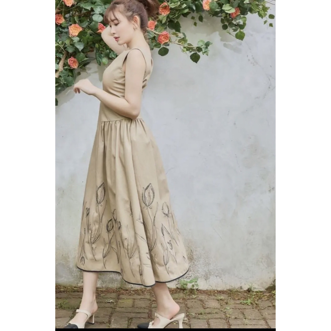 【最終価格】Tulip Cotton Blend Midi Dress