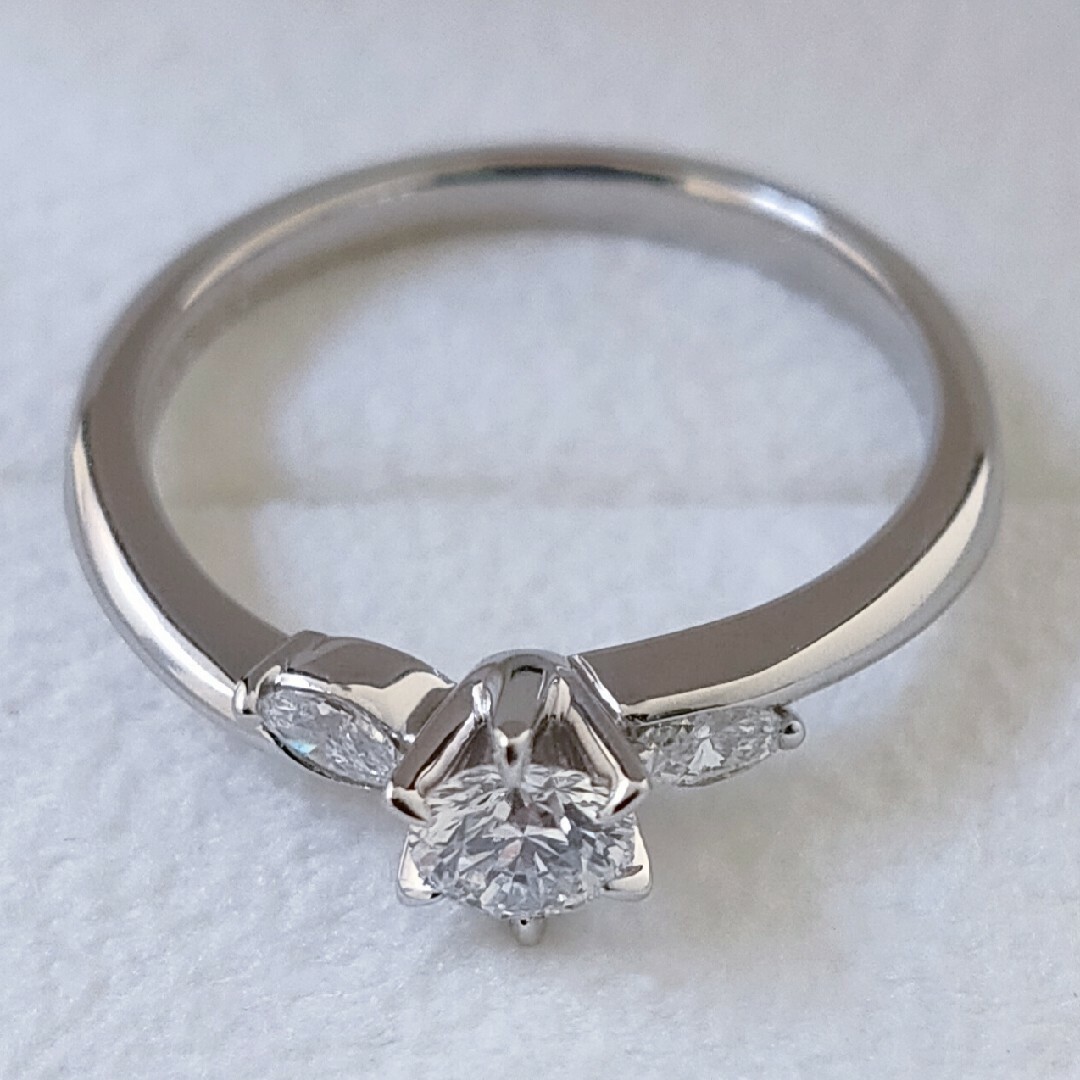 ダイヤモンド リング Pt950 0.269ct 0.11ct E VVS-1 | almasarat.edu.sa