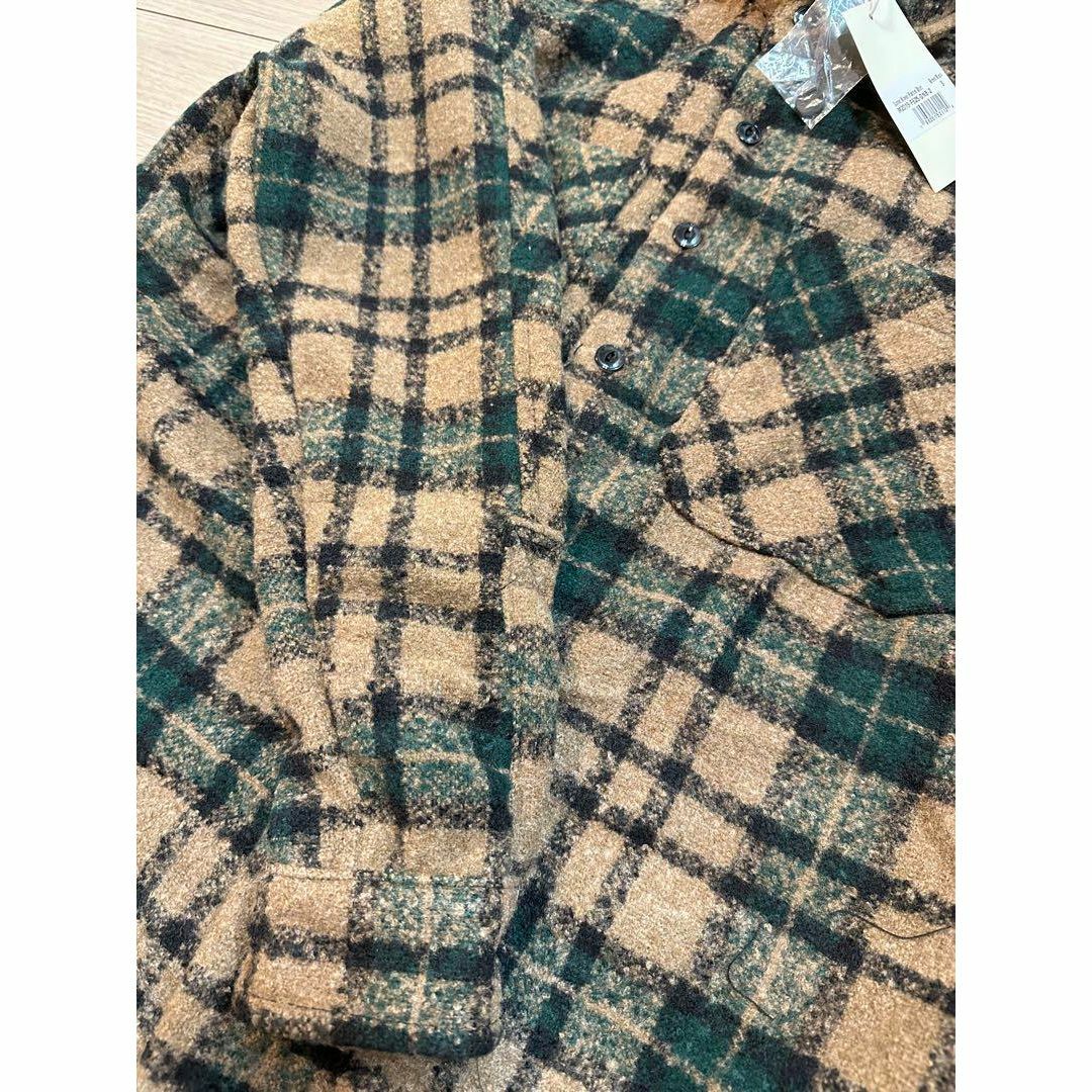 MNML Loose Woven チェック柄 フランネルシャツ　ミニマル