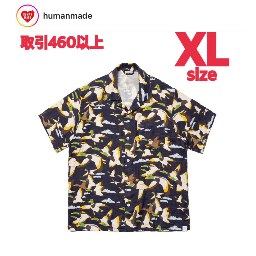 HUMAN MADE(ヒューマンメイド)のHUMAN MADE DUCK GAUZE ALOHA SHIRT XLサイズ　 メンズのトップス(シャツ)の商品写真