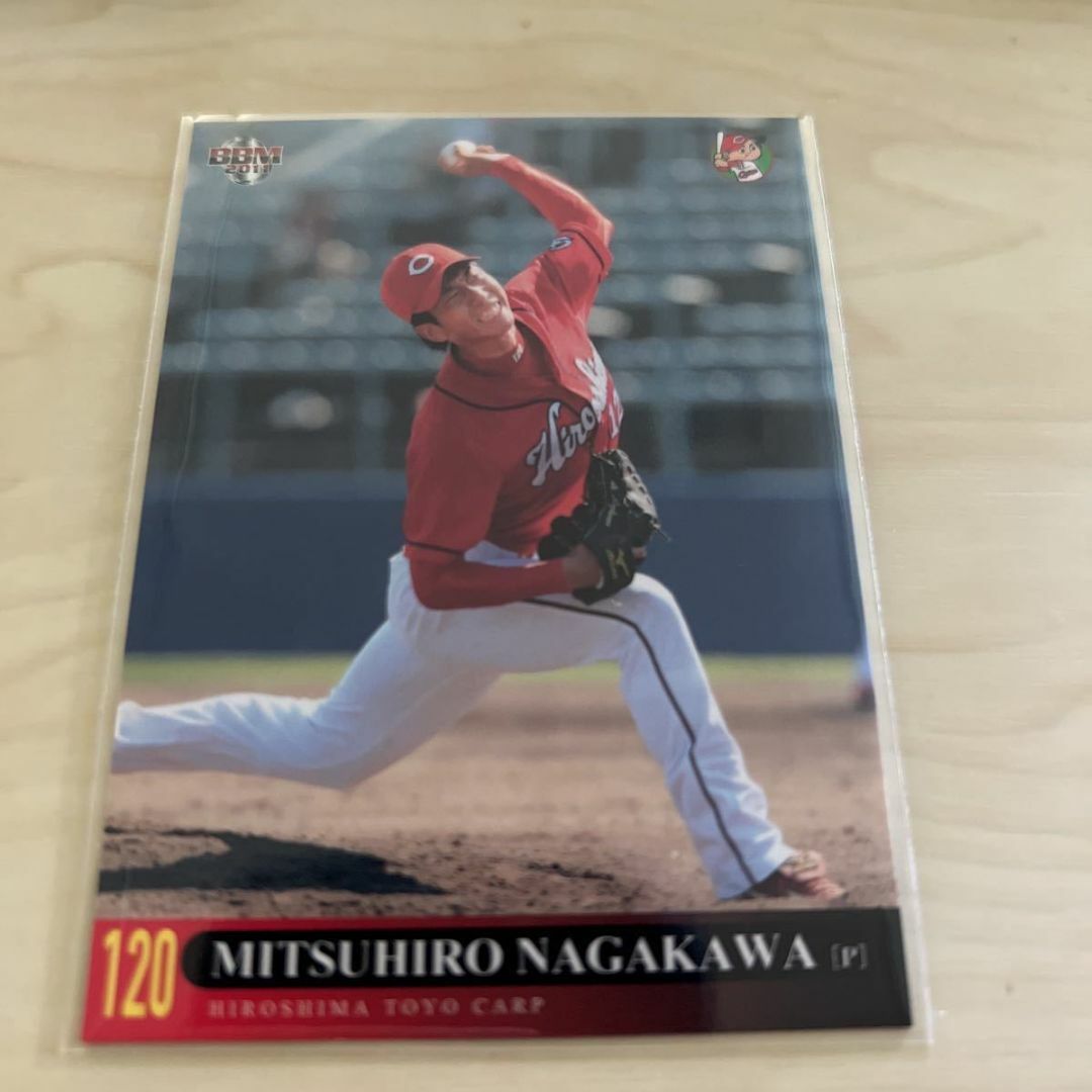 BBM 広島カープ10カード 栗原ルーキーカード 新井 野村 大竹 正田 木村他 エンタメ/ホビーのトレーディングカード(シングルカード)の商品写真