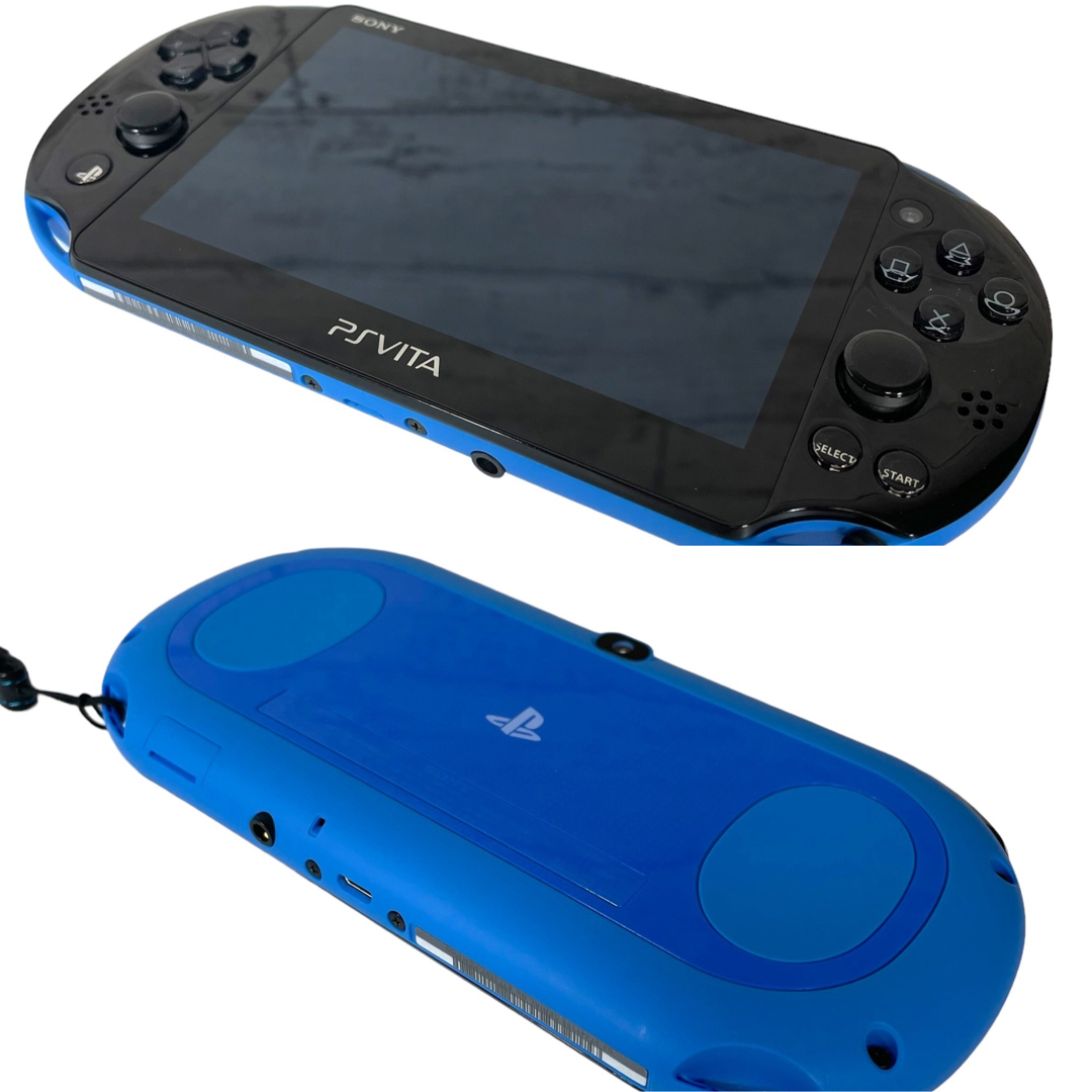 海外並行輸入正規品 SONY ☆極美品☆ PSVITA PCH-2000 ブルー/ブラック