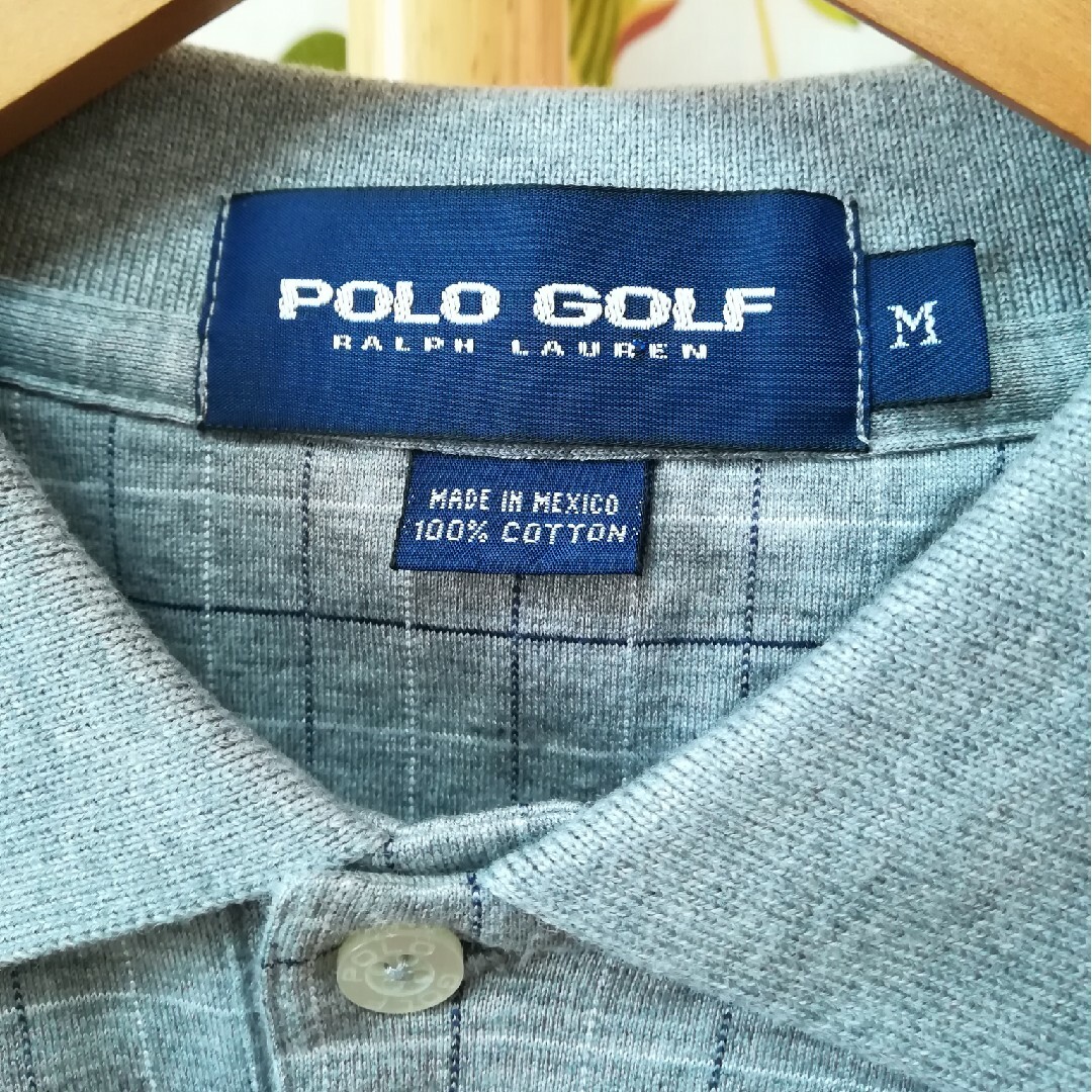 Polo Golf(ポロゴルフ)の✨ポロゴルフ（polo golf）グレー色のポロシャツＬサイズ メンズのトップス(ポロシャツ)の商品写真