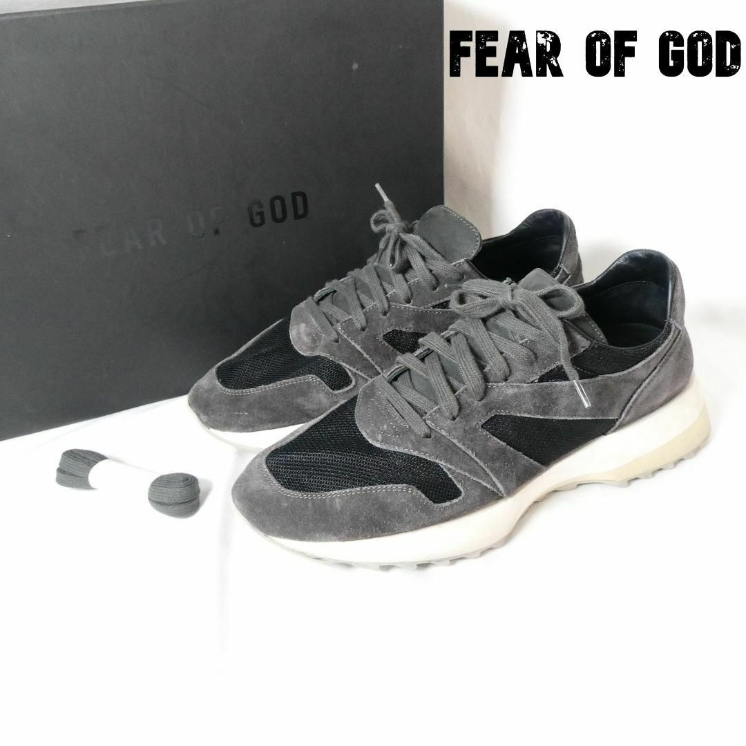 良品 FEAR OF GOD ヴィンテージランナー オフブラック