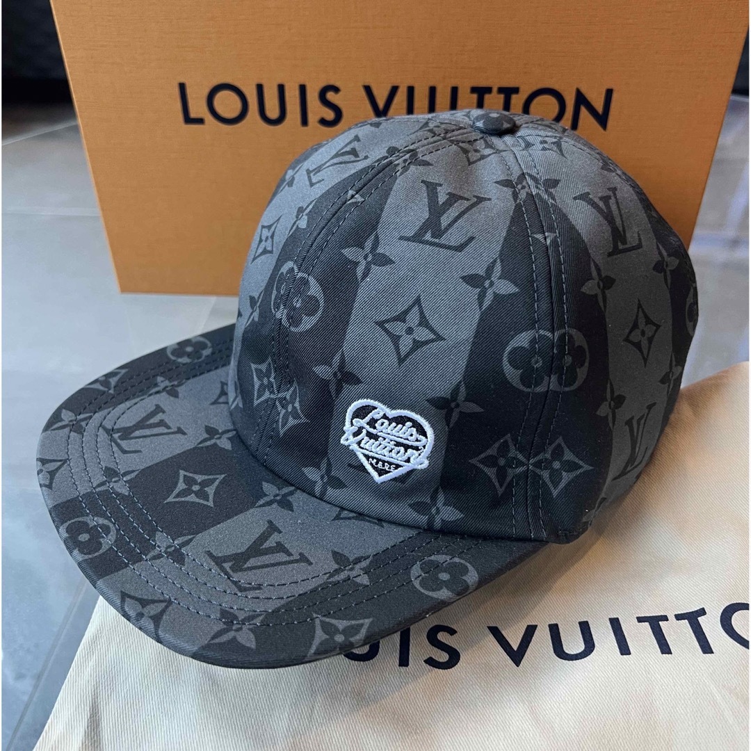 M素材【 LOUIS VUITTON ×Nigo 】モノグラム キャップ メンズ 希少