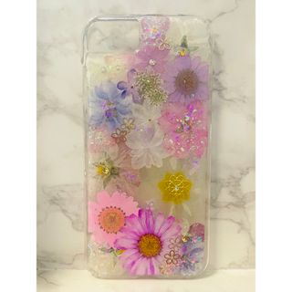 全機種対応 iPhoneケース 押し花ケース 押し花 ケース 花 Android(スマホケース)