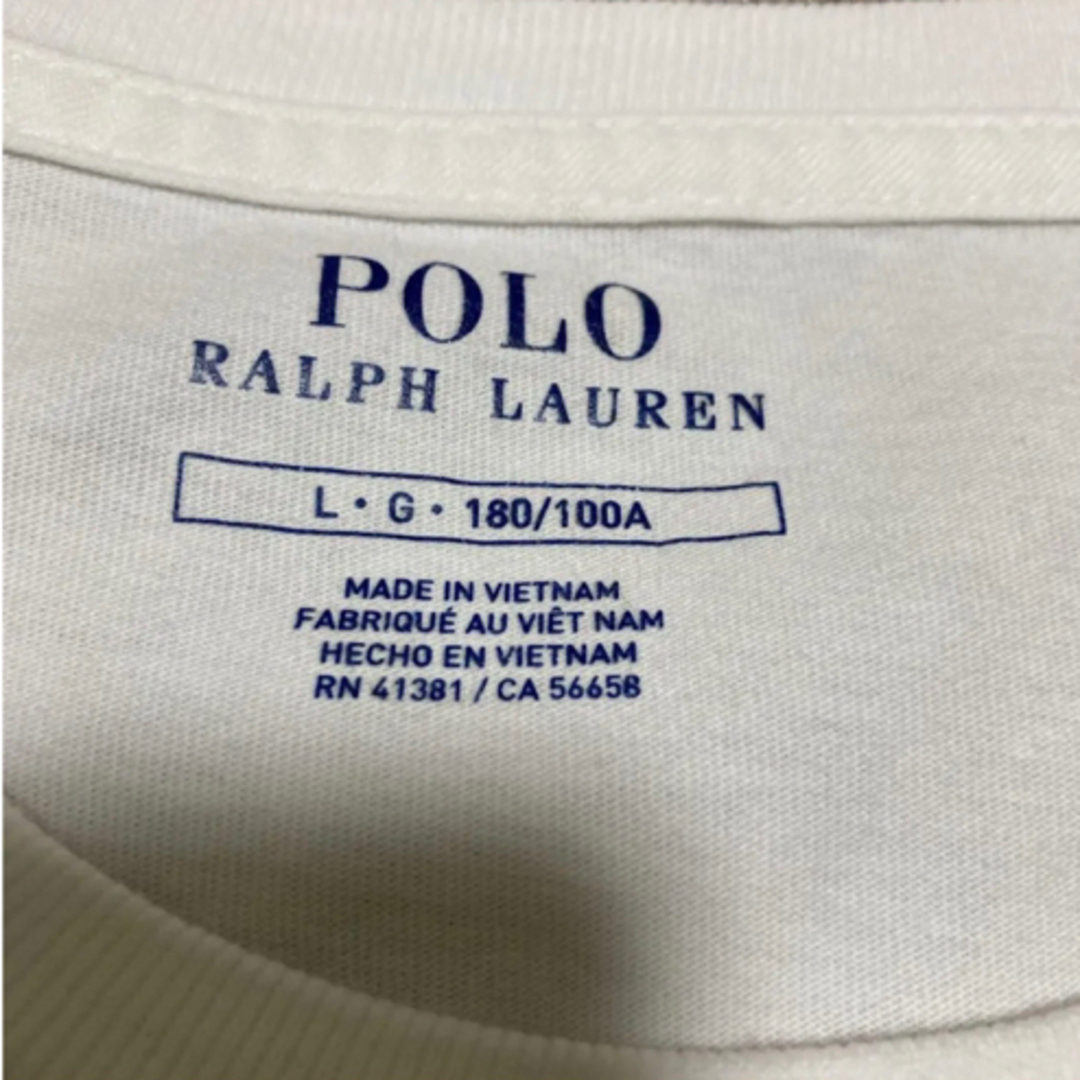 POLO RALPH LAUREN(ポロラルフローレン)のポロラルフローレン　Tシャツ　白 メンズのトップス(Tシャツ/カットソー(半袖/袖なし))の商品写真