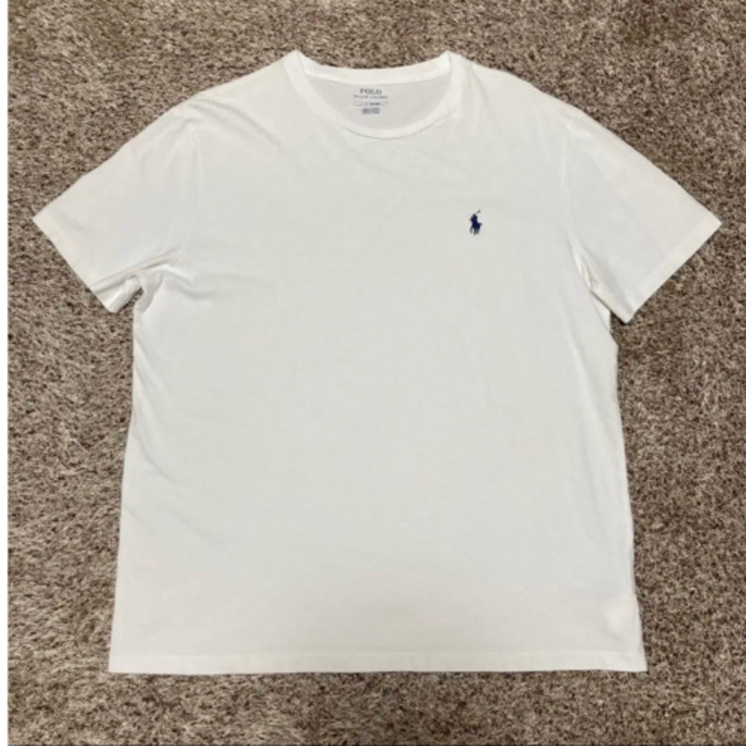 POLO RALPH LAUREN(ポロラルフローレン)のポロラルフローレン　Tシャツ　白 メンズのトップス(Tシャツ/カットソー(半袖/袖なし))の商品写真