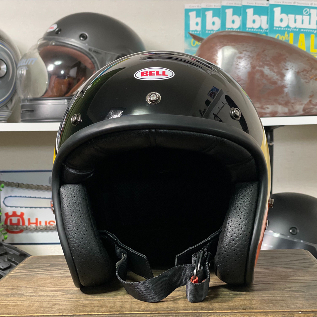 BELL(ベル)の★BELL CUSTOM 500 ベル ジェットヘルメット グロスブラック/XL 自動車/バイクのバイク(ヘルメット/シールド)の商品写真