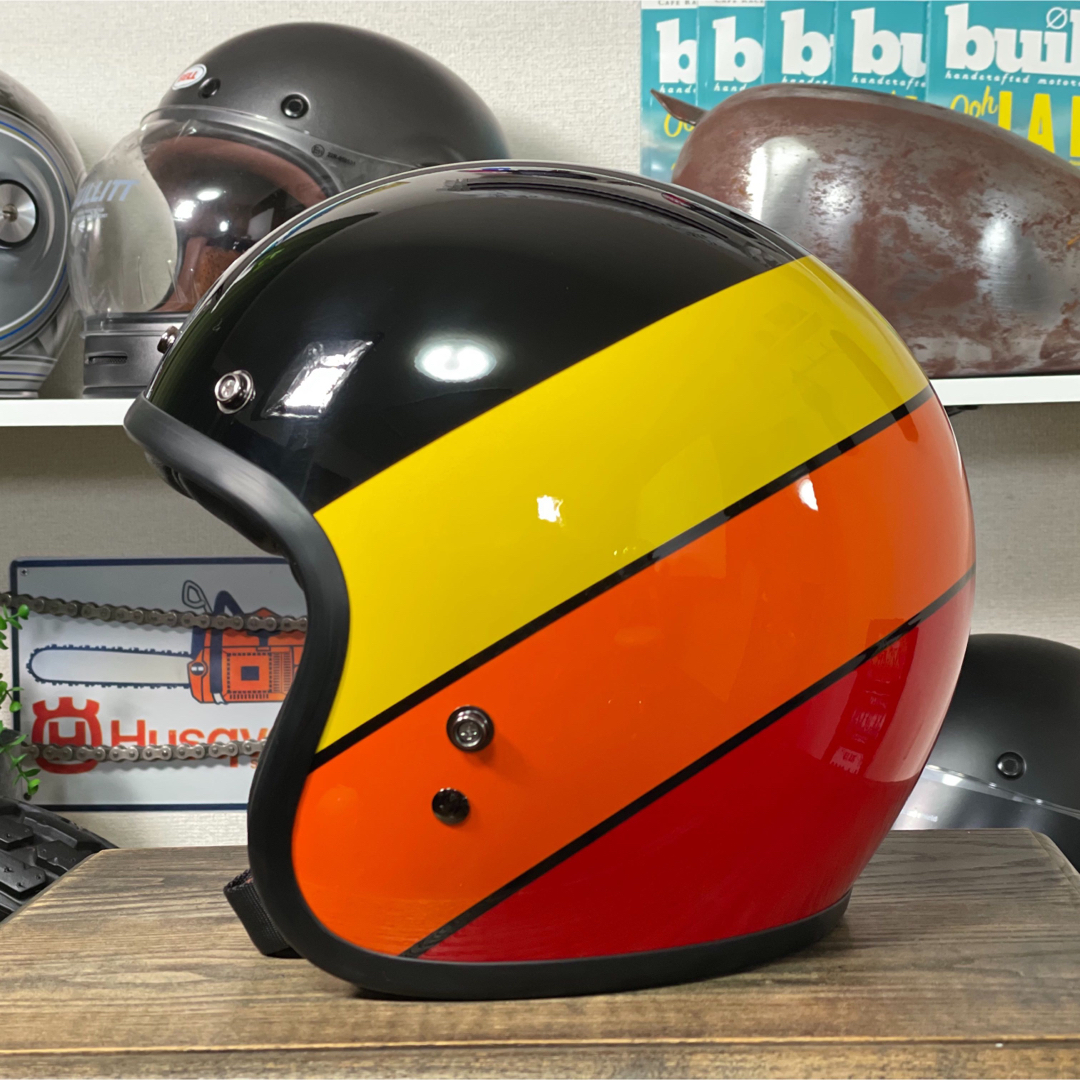 BELL(ベル)の★BELL CUSTOM 500 ベル ジェットヘルメット グロスブラック/XL 自動車/バイクのバイク(ヘルメット/シールド)の商品写真