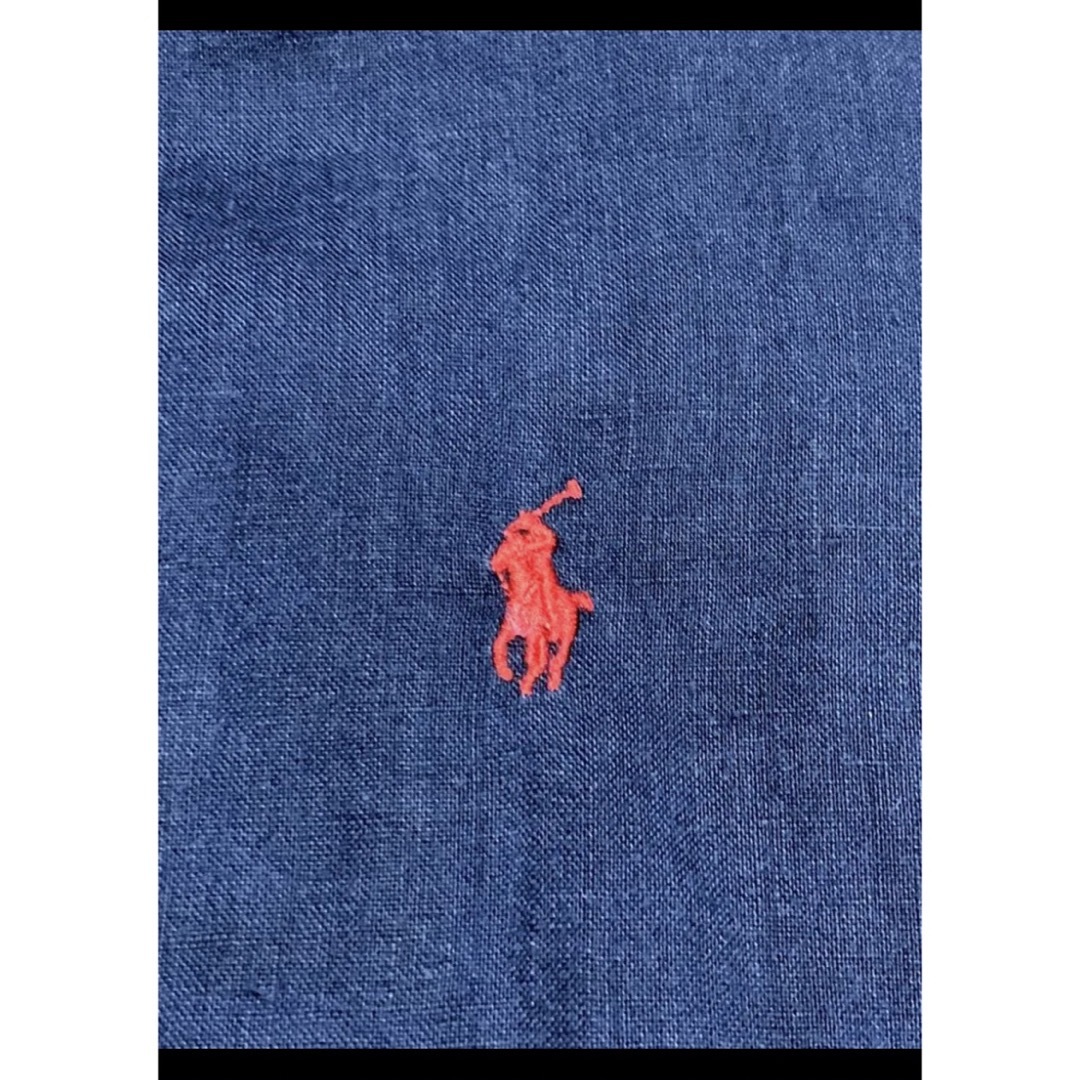 Ralph Lauren(ラルフローレン)の【希少 リネン100%】 ラルフローレン 半袖 シャツ ボタンダウン  1325 メンズのトップス(シャツ)の商品写真