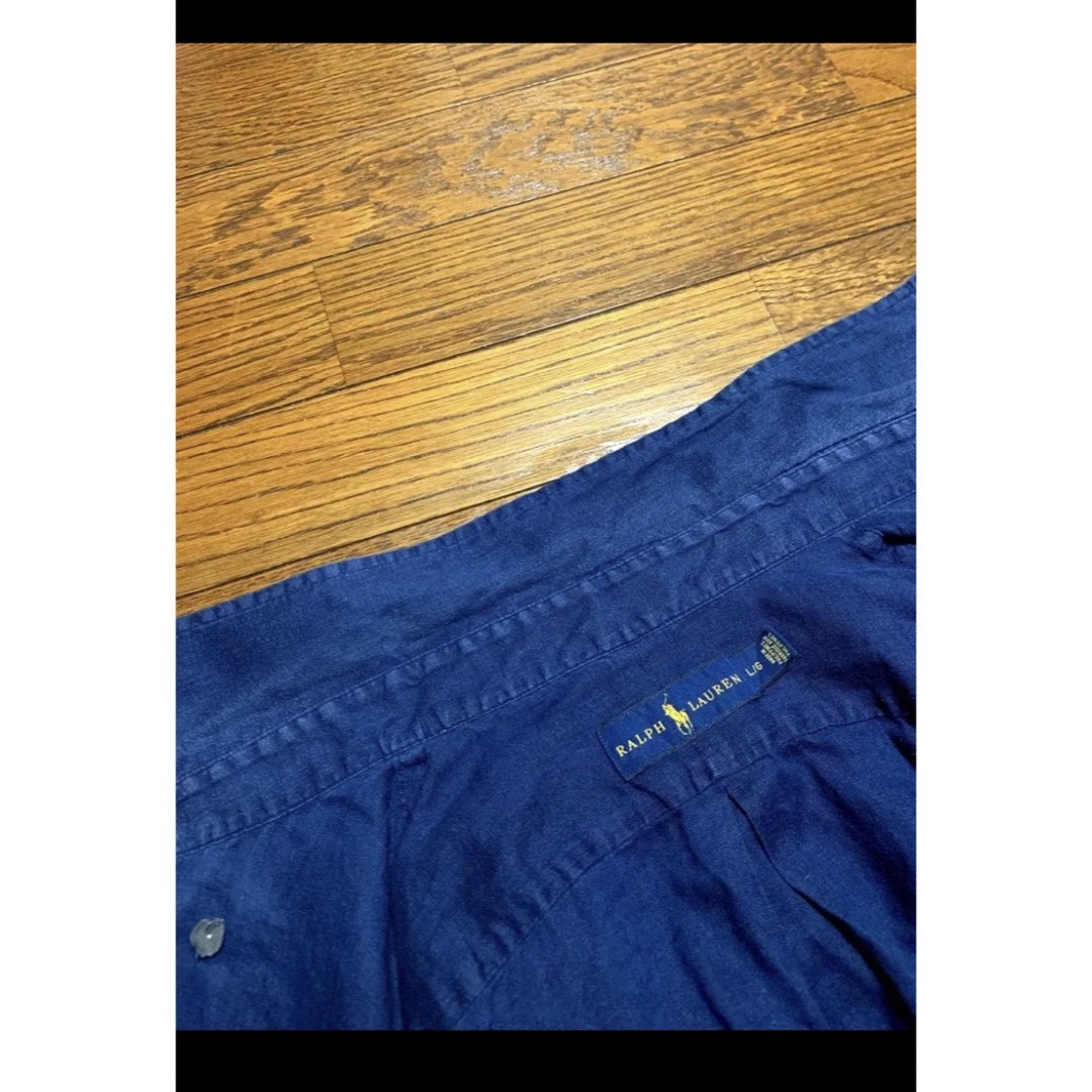 Ralph Lauren(ラルフローレン)の【希少 リネン100%】 ラルフローレン 半袖 シャツ ボタンダウン  1325 メンズのトップス(シャツ)の商品写真
