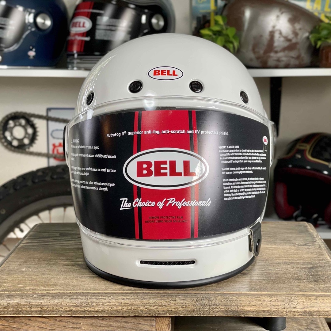 BELL BULLITT ベル ブリット ホワイト/XL シールド付属 箱なし