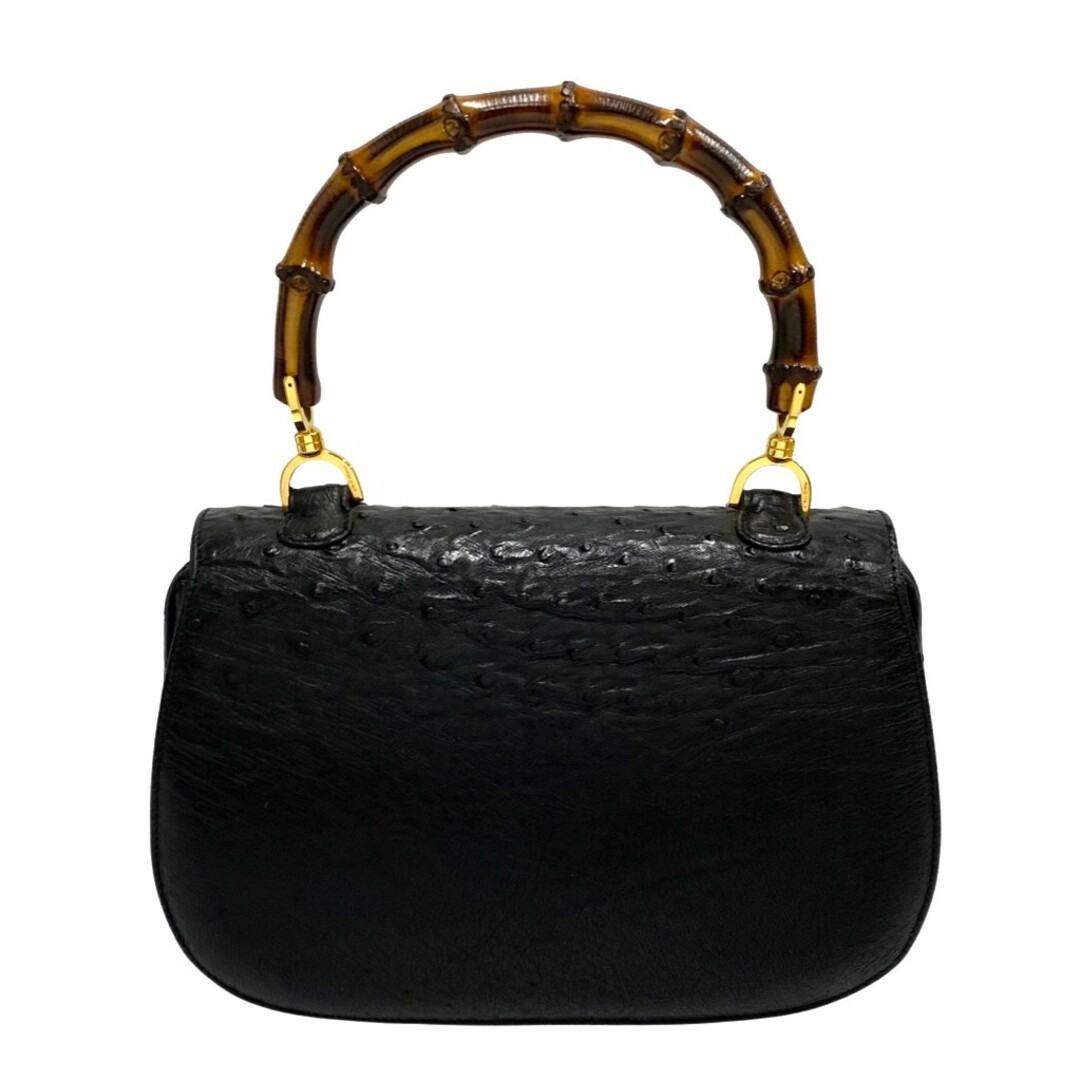 GUCCI オールドグッチ ハンドバッグ バンブー オーストリッチ レザー GUCCI オールドグッチ ハンドバッグ バンブー オーストリッチ レザー