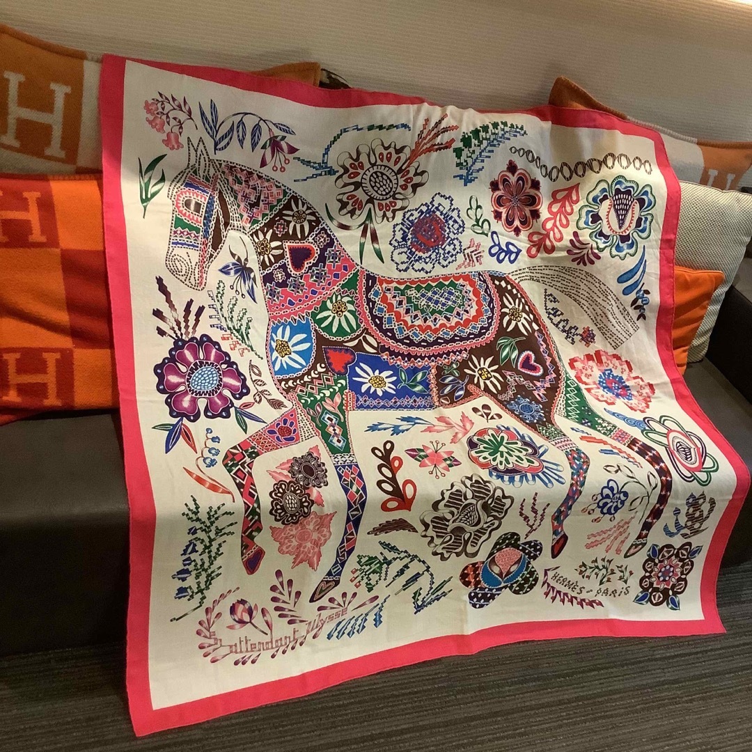 21年 エルメス HERMES カレ En Attendant Ulysses - www