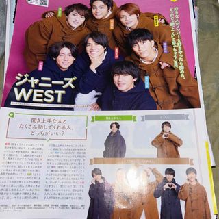 ジャニーズウエスト(ジャニーズWEST)の月刊ザテレビジョン　切り抜き　ジャニーズWEST(アート/エンタメ/ホビー)