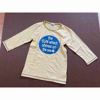 エーアーベー(e.a.B)のeaB姉妹ブランド　イージーフリーク  イエロー7分袖Tシャツ　130㎝(Tシャツ/カットソー)