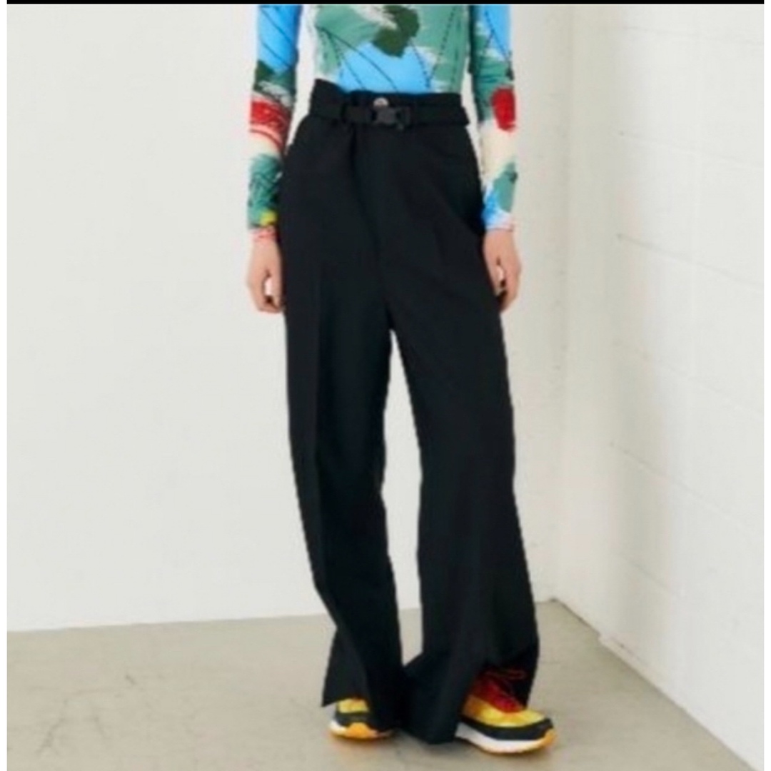 ENFOLD【エンフォルド】ルーズパンツ ベルトタグ付き 36