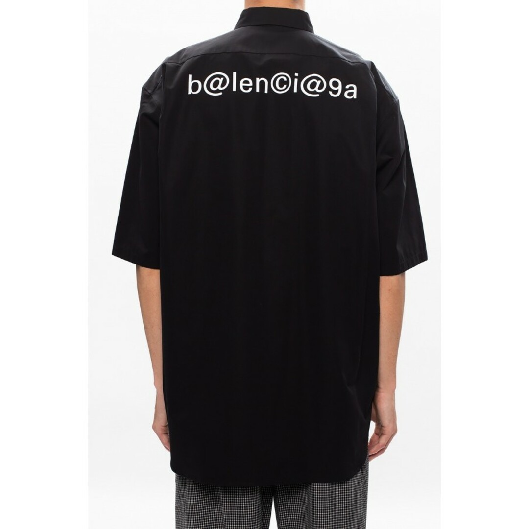 20ss BALENCIAGA シンボリックロゴシャツ ネイビー バレンシアガ