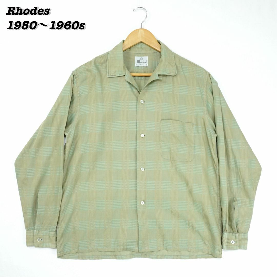 Rhodes Shirts 1950s 1960s M SHIRT23148