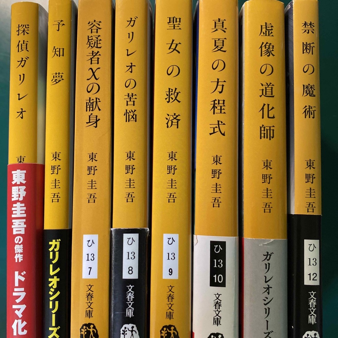 東野圭吾　探偵ガリレオシリーズ　第１巻〜第８巻　８冊セット　文春文庫