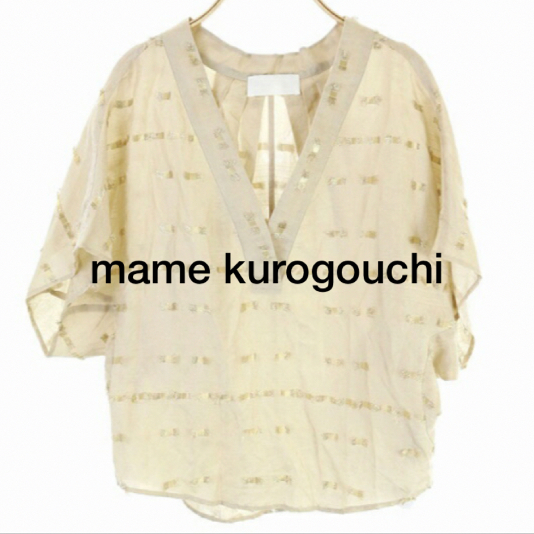 mamekurogouchi silk pedicel shirt