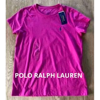 ポロラルフローレン(POLO RALPH LAUREN)のPOLO ラルフローレン　Tシャツ　定番　小さめサイズ　ピンク　米国購入　新品(Tシャツ(半袖/袖なし))