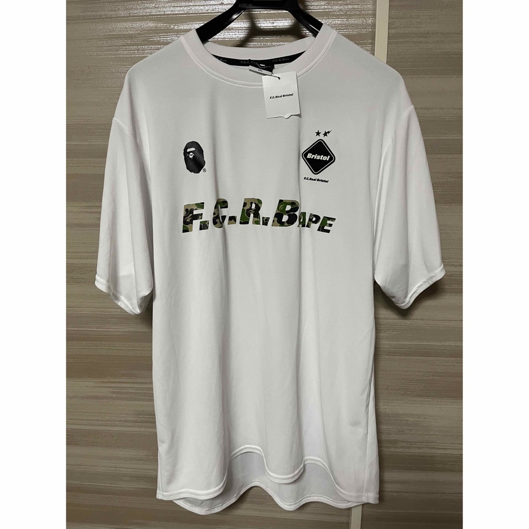 BAPE X FCRB 938 TEAM TEE White 2XL