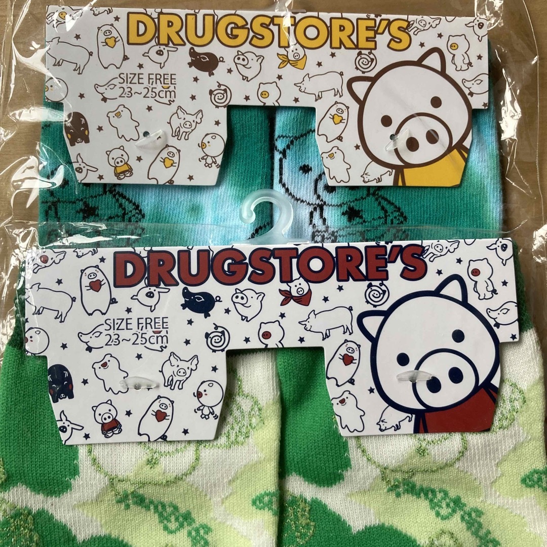 drug store's(ドラッグストアーズ)のドラッグストアーズ　新品未使用　ソックス　2点 レディースのレッグウェア(ソックス)の商品写真