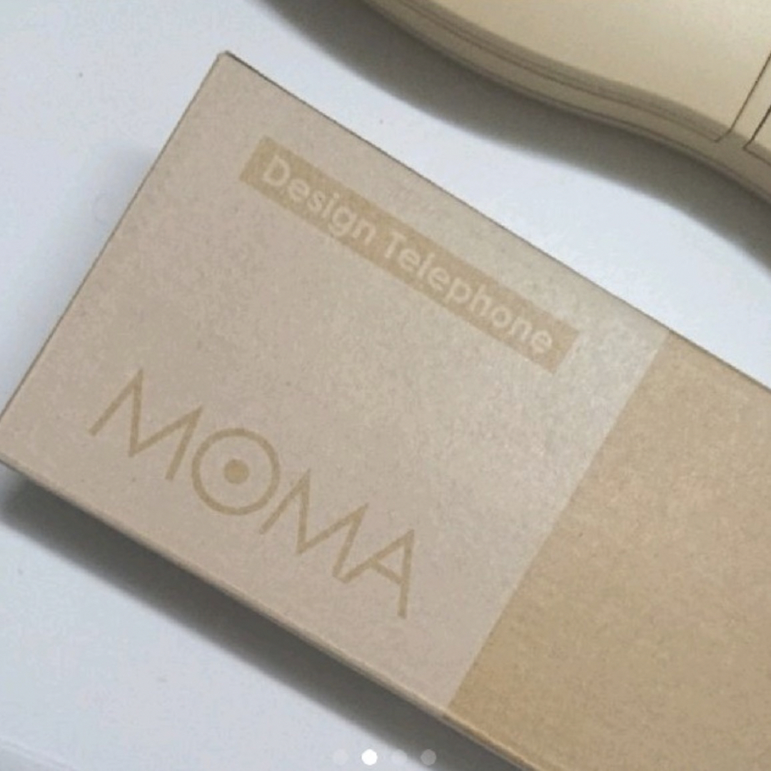 MOMA(モマ)のデザイン電話機 MOMAウェーブフォン【ベージュ】 スマホ/家電/カメラのスマホ/家電/カメラ その他(その他)の商品写真