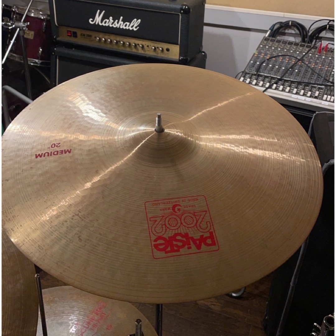 crash　paiste　medium　2002　シンバル