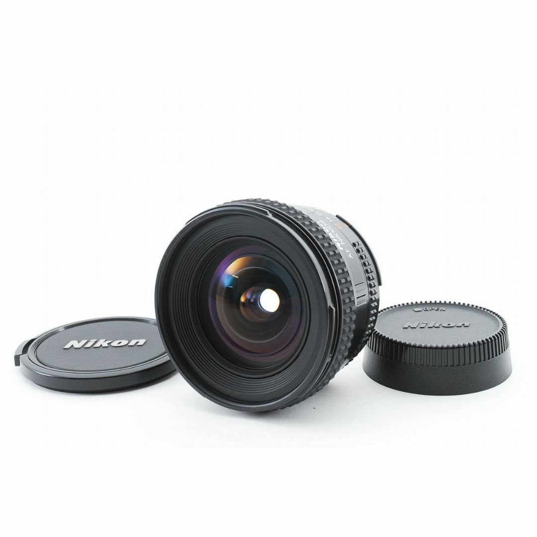 13714☆良品 Nikon AF Nikkor 20mm F2.8 D ニコン単焦点 - レンズ(単焦点)
