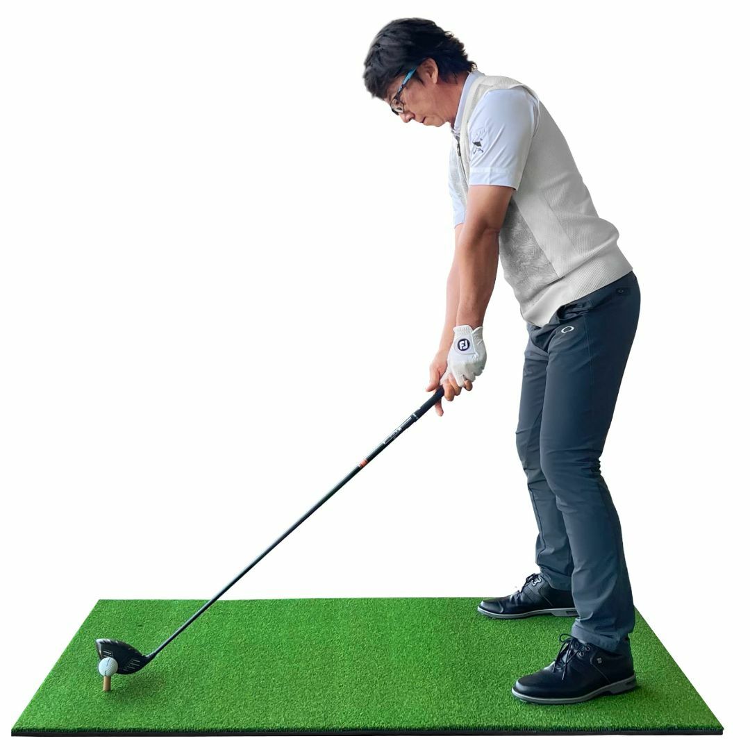 【色: 01. 単品】GolfStyle ゴルフマット 大型 100×150cm