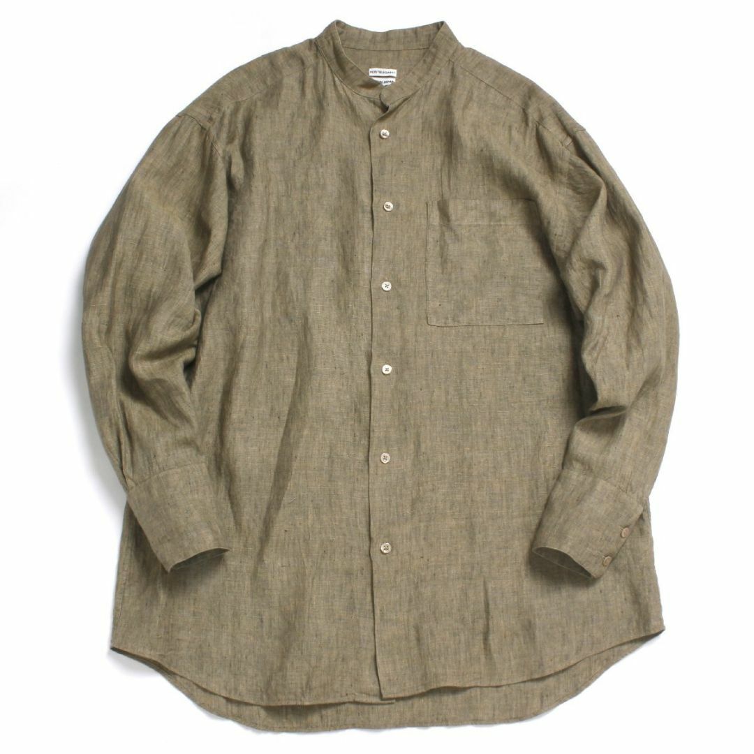 POSTELEGANT LINEN CHAMBRAY SHIRT ポステレガント