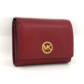 マイケルコース(Michael Kors)のMICHAEL KORS 三つ折り財布 レザー レッド 35S6GFTF(財布)