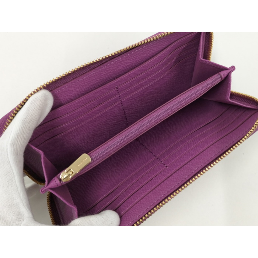 COACH - COACH ラウンドファスナー長財布 シグネチャー PVC レザー