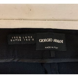 Giorgio Armani - GIORGIO ARMANI 2015s イタリア製 黒タグ スラックス
