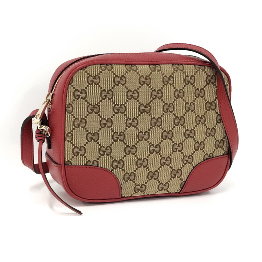 GUCCI グッチ ショルダーバッグ レッド GGキャンバス - 通販 - hydro