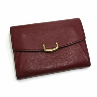 カルティエ(Cartier)のCartier Cドゥ カルティエ スモール コンパクト ウォレット レザー(財布)