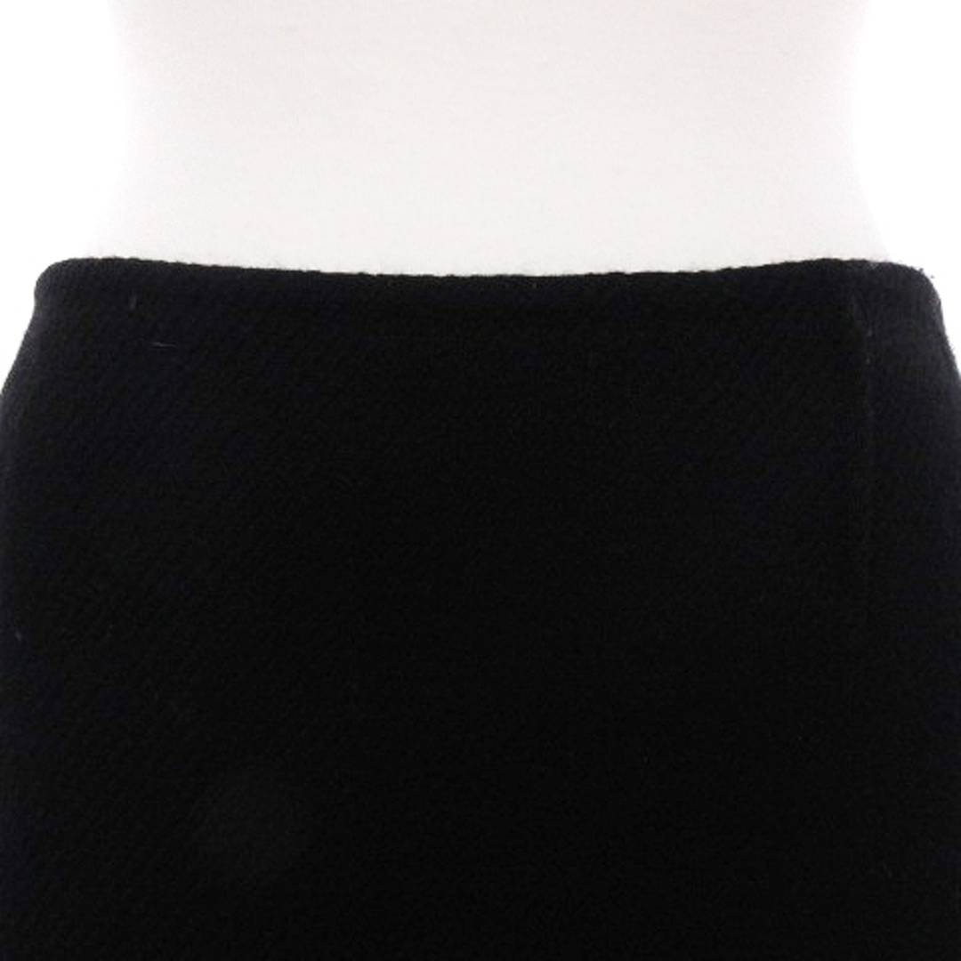 PRADA(プラダ)のプラダ ミニスカート 台形 サイドジップ 無地 ウール 黒 40 レディースのスカート(ミニスカート)の商品写真