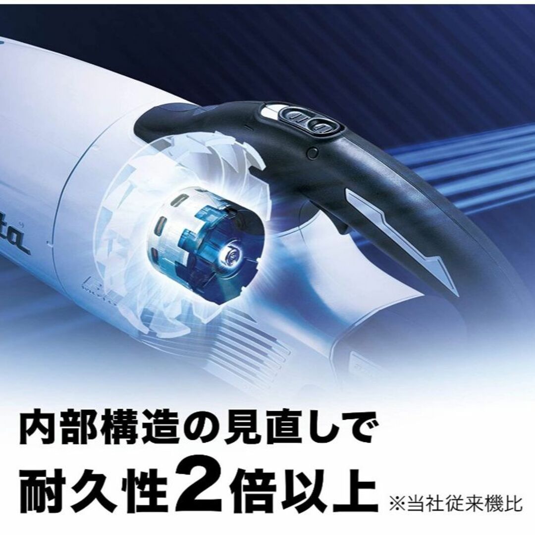 makita】充電式クリーナ 18V（白）CL281FDRFW