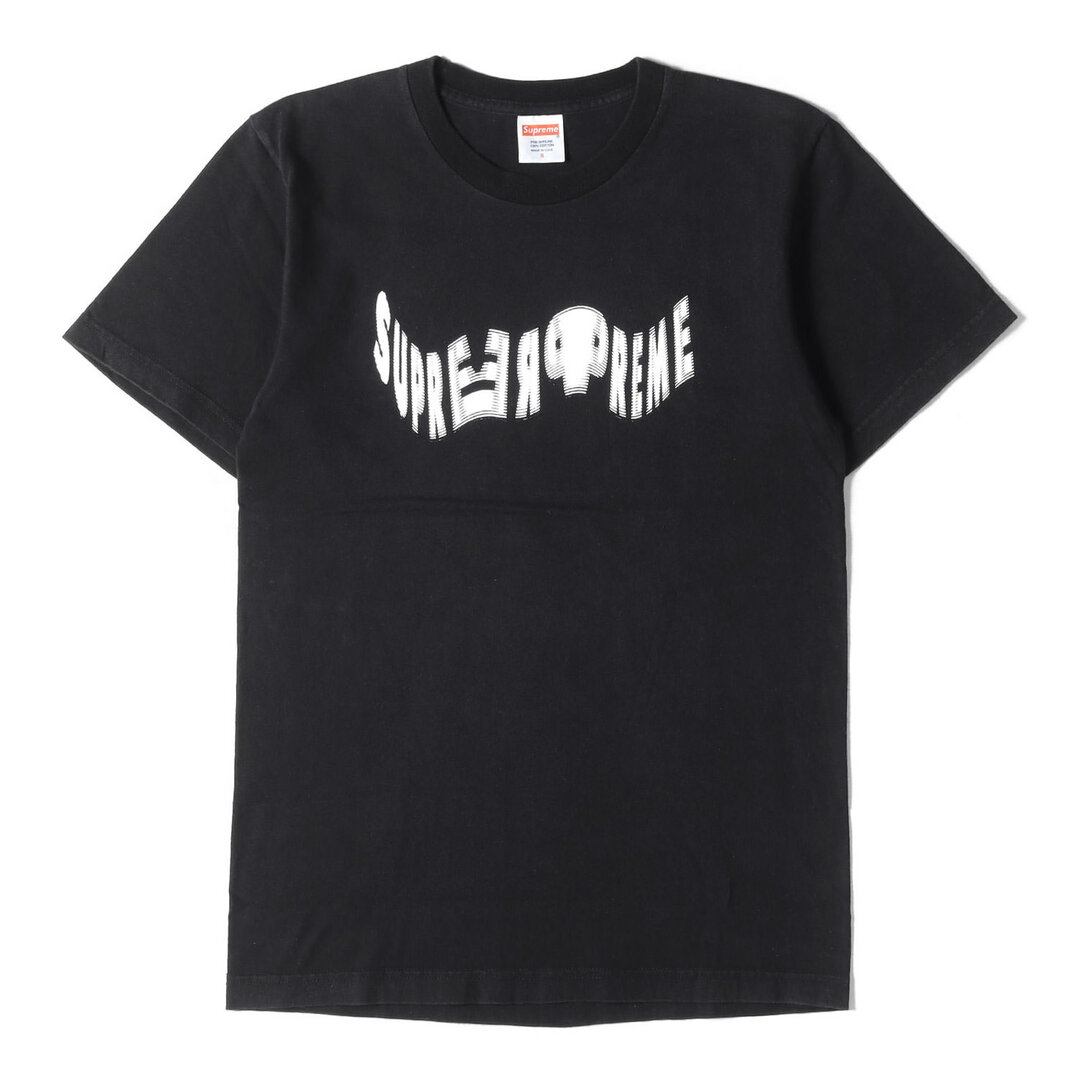 Supreme シュプリーム Tシャツ サイズ:S ロゴグラフィック クルーネック Tシャツ ブラック 黒 トップス カットソー 半袖 【メンズ】